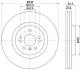 Диск тормозной 8DD355126301
