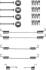 Ремкомплект гальмівних колодок 8DZ355200381