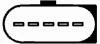 Фото 2 - витратомір повітря (дизель)VW Golf IV, Passat 1,9TDI, T4 2,5 HELLA 8ET 009 142-571 Витратомір повітря (дизель)VW Golf IV, Passat 1,9TDI, T4 2,5 HELLA 8ET 009 142-571 (фото 2)