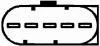 Расходомер воздуха MERCEDES-BENZ C-CLASS 07-14, G-Class W463 90-18, CLK-Class W209 02-10 HELLA 8ET009149-231 (фото 2)