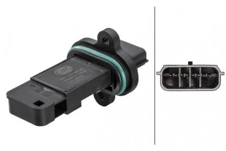 Фото 1 - opel витратомір повітря astra j/k 1.4-1.6 09- HELLA 8ET 358 095-431 OPEL витратомір повітря Astra J/K 1.4-1.6 09- HELLA 8ET 358 095-431 (фото 1)