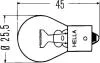 Лампа P21W 12V 21W BAY15s (упакування - коробка) HELLA 8GA 002 073-121 (фото 2)