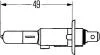 Лампа розжарювання, основна фара, Лампа розжарювання, основна фара HELLA 8GH 002 089-131 (фото 2)