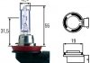 Лампа накаливания, основная фара HELLA 8GH 008 357-181 (фото 1)