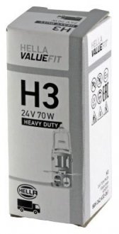 Лампа VALUEFIT H3 24V 70W PK22S HELLA 8GH 242 632-061