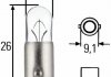 HELLA T4W Heavy Duty 24V 4W  Автолампа 8GP 002 067-261