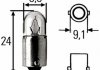 H 12V 3W Лампа розжарювання STANDARD HELLA 8GP 002 068-131 (фото 1)