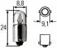Лампа  2W  24V 8GP 002 068-241