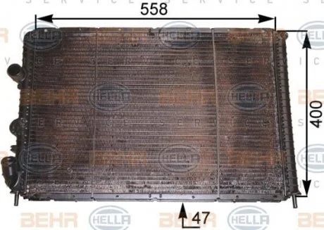 Радиатор HELLA 8MK 376 710-211