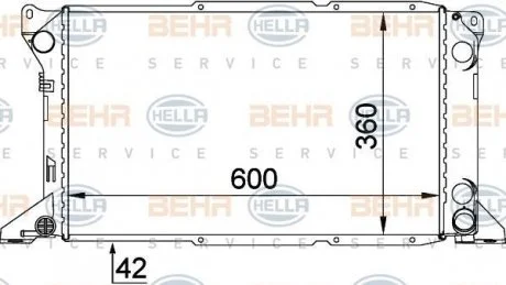 Радіатор HELLA 8MK 376 720-221