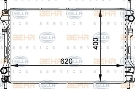 Радіатор HELLA 8MK 376 764-101