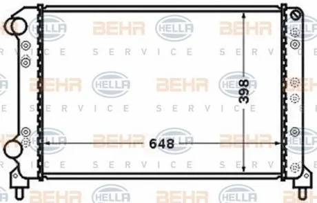 Радіатор HELLA 8MK 376 767-691