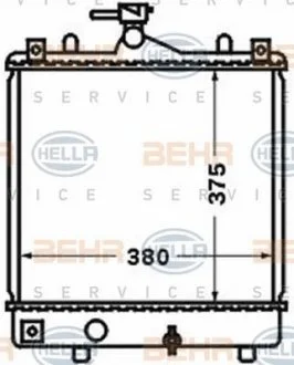 Радиатор HELLA 8MK 376 771-161