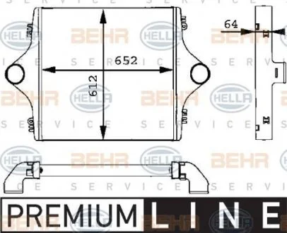 Интеркуллер HELLA 8ML 376 723-741