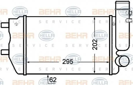 Интеркулер HELLA 8ML 376 727-571
