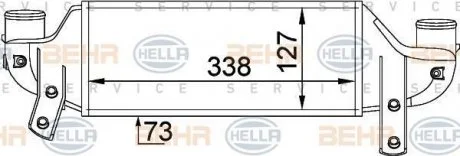 Интеркулер HELLA 8ML 376 746-621