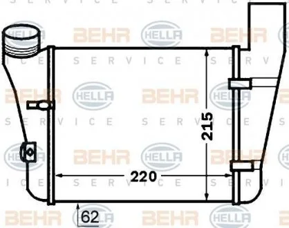 Интеркуллер HELLA 8ML 376 776-081