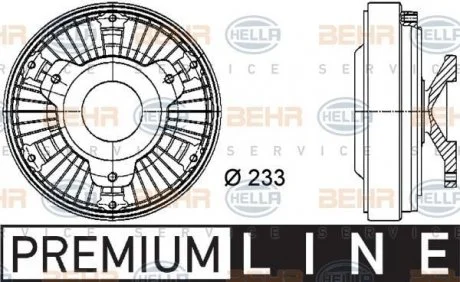Віскомуфта HELLA 8MV 376 730-061