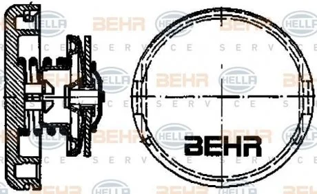 Крышка HELLA 8MY 376 742-231