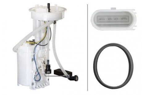 Насос паливний в зборі AUDI A4, з прокладкою HELLA 8TF 358 106-351 (фото 1)