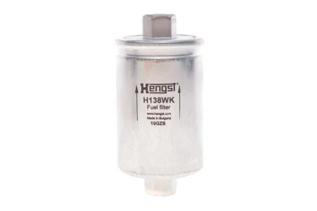 Фільтр паливний ВАЗ 2107, 08, 09, 99, 11, 12, 21 (інж.) (HENGST) HENGST FILTER H138WK