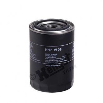 Масляний фільтр, Повітряний фільтр, компресор - підсмоктування повітря HENGST FILTER H17W09 (фото 1)