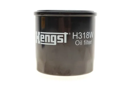 Фільтр масляний Chevrolet Aveo 1.2 08- HENGST FILTER H318W