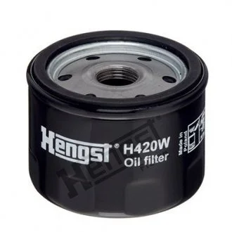 Фильтр масляный Ford Connect 1.0 EcoBoost 13-> HENGST FILTER H420W (фото 1)