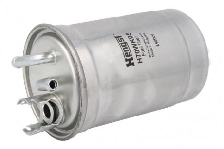 Фильтр топливный VW 1,6/1,9D/TD/TDI 87- (с подогревом) HENGST FILTER H70WK05
