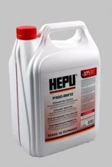 Антифриз G12 READY MIX RED-37C (Каністра 5л) HEPU P900-RM12-005 (фото 1)