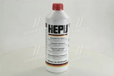 Антифриз G12 READY MIX RED -37C (Канистра 1,5л) HEPU P900-RM-G12 (фото 1)