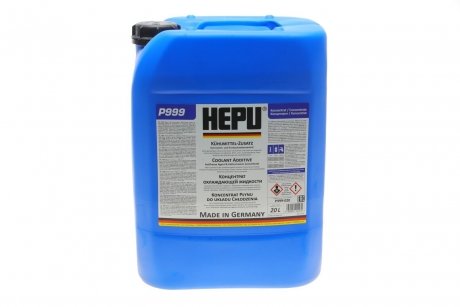 Антифриз-концентрат G11 (синий, -80*С)), Antifreeze 20L HEPU P999-020