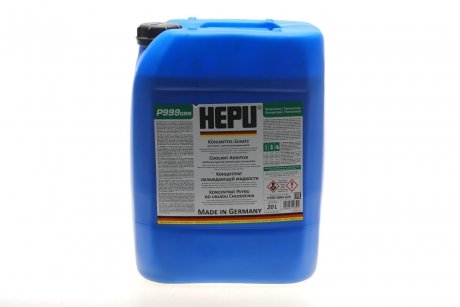 Антифриз-концентрат GRN (зеленый, -80*С), Antifreeze 20L HEPU P999-GRN-020