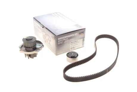 Комплект ременя ГРМ з помпою води HEPU PK12011