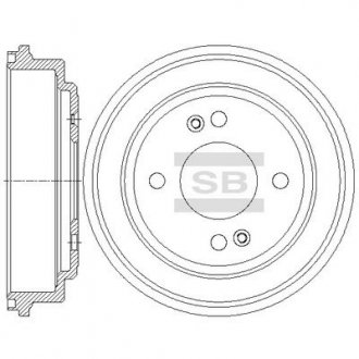 Барабан гальм GETZ Hi-Q (SANGSIN) SD1078