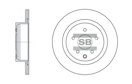 Гальмівний диск Hi-Q (SANGSIN) SD4211