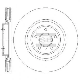 Диск тормозной Hi-Q (SANGSIN) SD4228