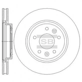 Диск гальмівний Hi-Q (SANGSIN) SD4251