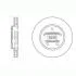 Диск тормозной MITSUBISHI LANCER Saloon(CYZA)-1.5,1.6,1.8,2.0 передн. (пр-во SANGSIN) SD4315