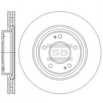 Диск гальмівний Hi-Q (SANGSIN) SD4336 (фото 1)