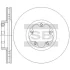Диск гальмівний (кратно 2) передній (вентильований) Transit (06-) (D=300.0mm) HI-Q Hi-Q (SANGSIN) SD5312 (фото 1)