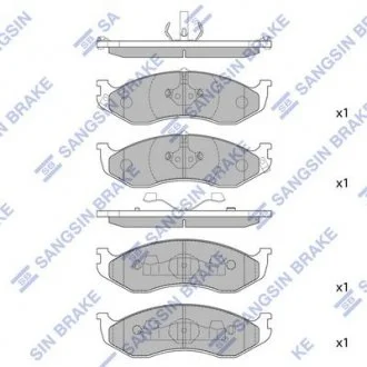 Тормозные колодки Hi-Q (SANGSIN) SP1112