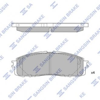 Колодки дискового тормоза Hi-Q (SANGSIN) SP1123 (фото 1)