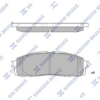Колодки дискового тормоза Hi-Q (SANGSIN) SP1123