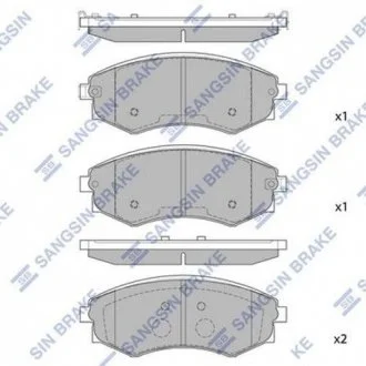 Тормозные колодки Hi-Q (SANGSIN) SP1144