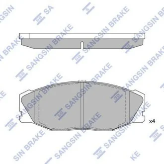 Колодки дискового тормоза Hi-Q (SANGSIN) SP1421