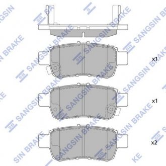 Колодки дискового гальма Hi-Q (SANGSIN) SP1428 (фото 1)