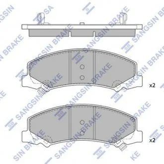 Колодки дискового тормоза Hi-Q (SANGSIN) SP1443