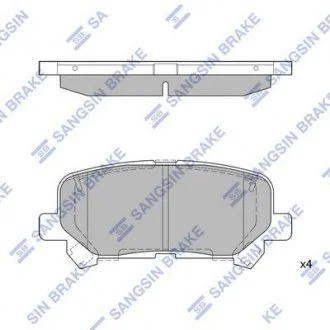 Тормозные колодки Hi-Q (SANGSIN) SP1461A