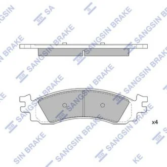 Колодки дискового тормоза Hi-Q (SANGSIN) SP1510